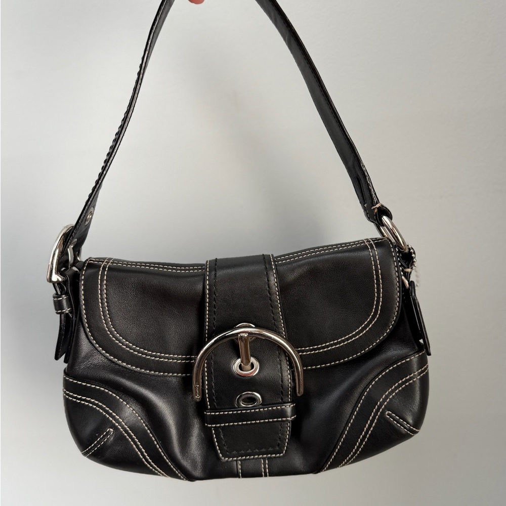Y2K/Vintage Coach Small Black Soho (10316) from 2006